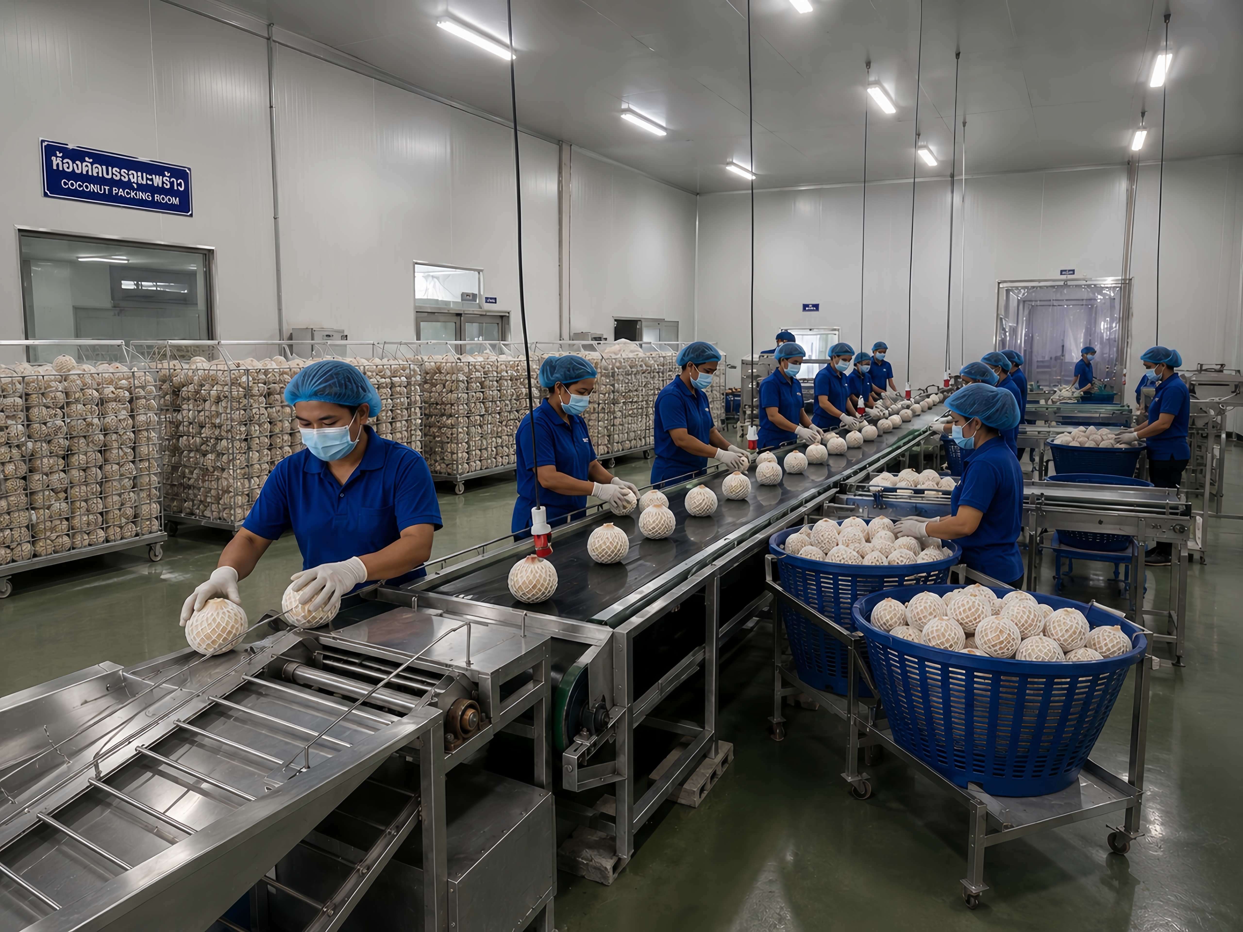 Asian Oversea Trading 全新封闭式椰子加工中心正式启用，全流程温控管理再升级
